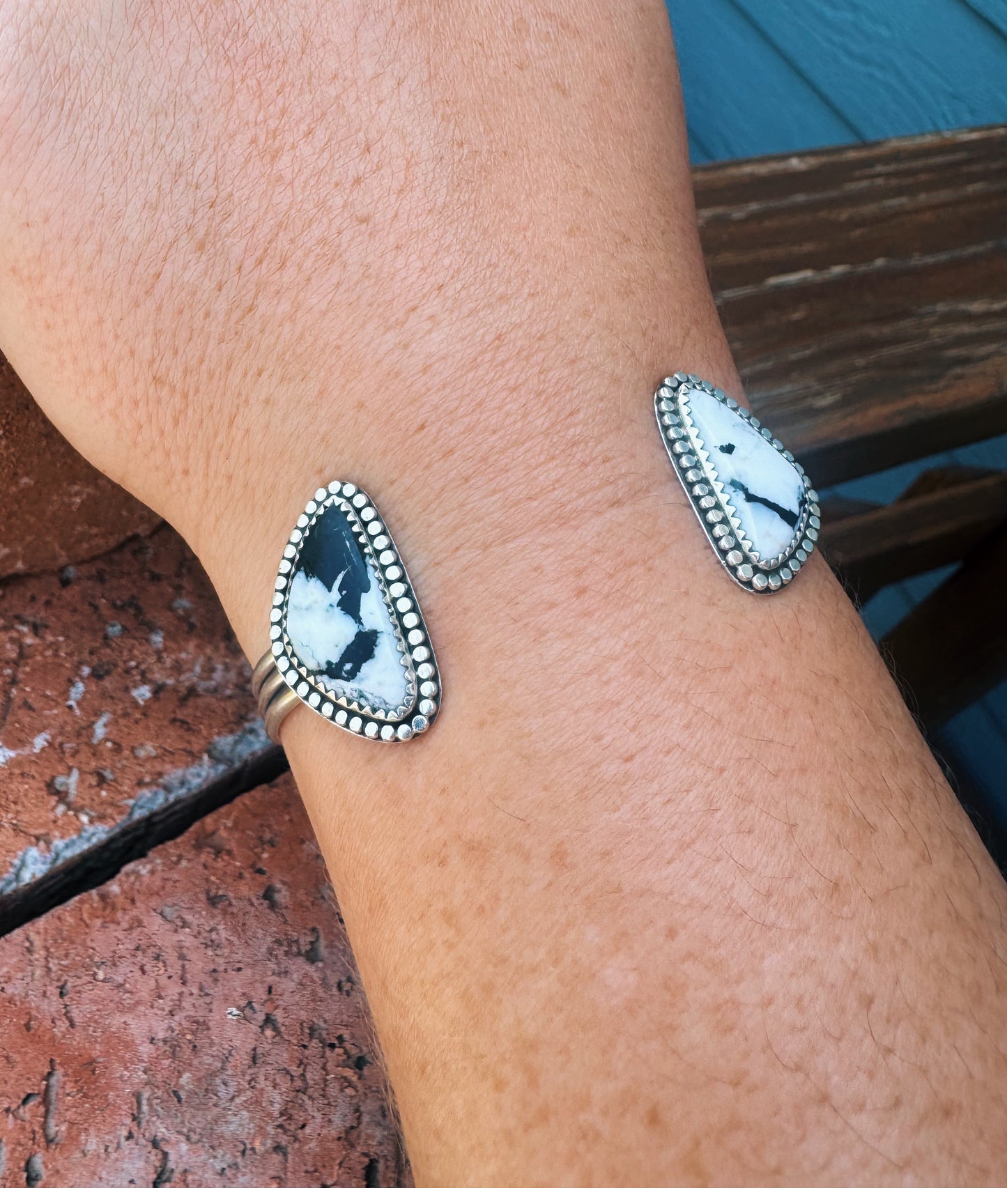 White Buffalo Cuff