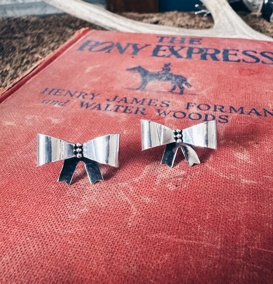 The Silver Bow Studs - Made to Order*
