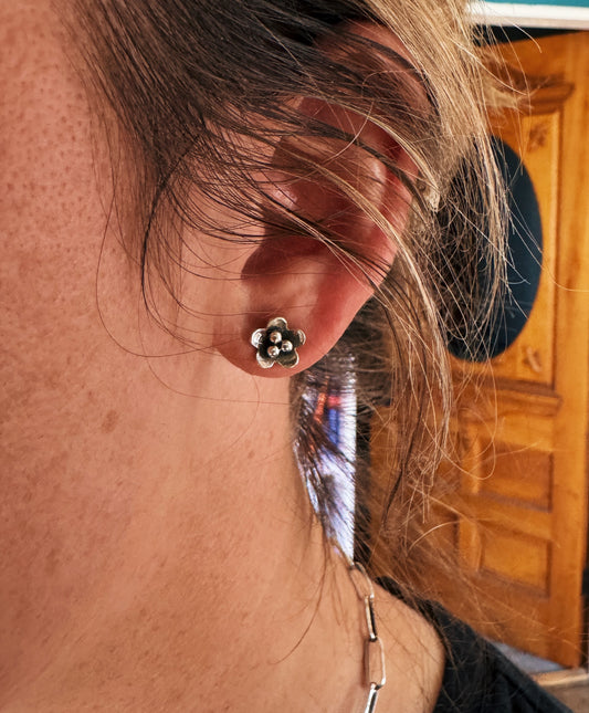 Handmade Flower Studs