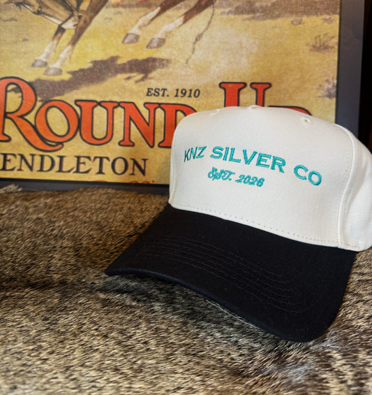 Black & Turquoise Hat