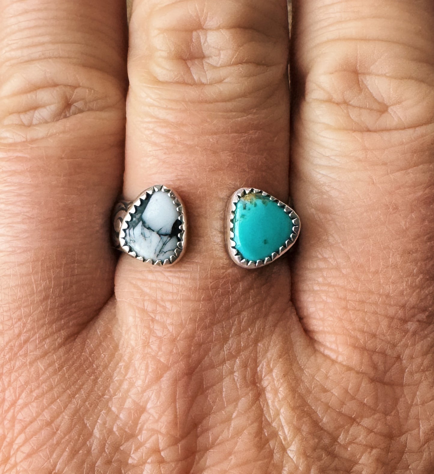 Mixed Stone Gap Ring