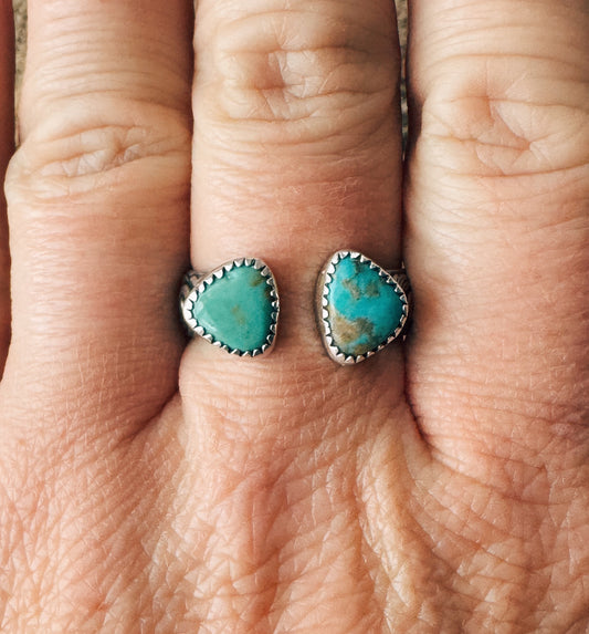 Mixed Stone Gap Ring - Size 10.5