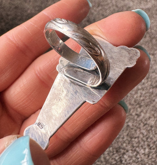 Pyrite Bolt Ring