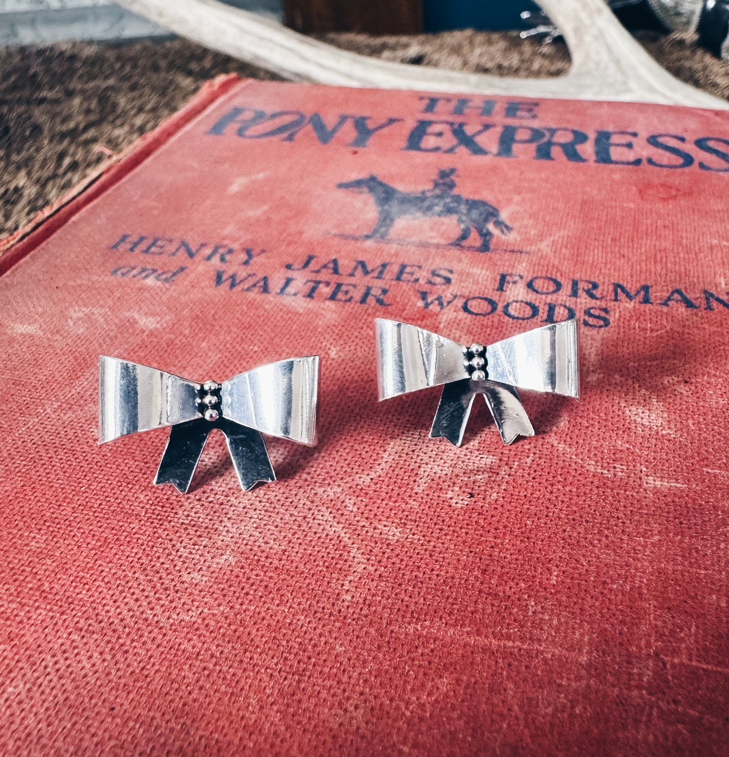 The Silver Bow Studs - Made to Order*